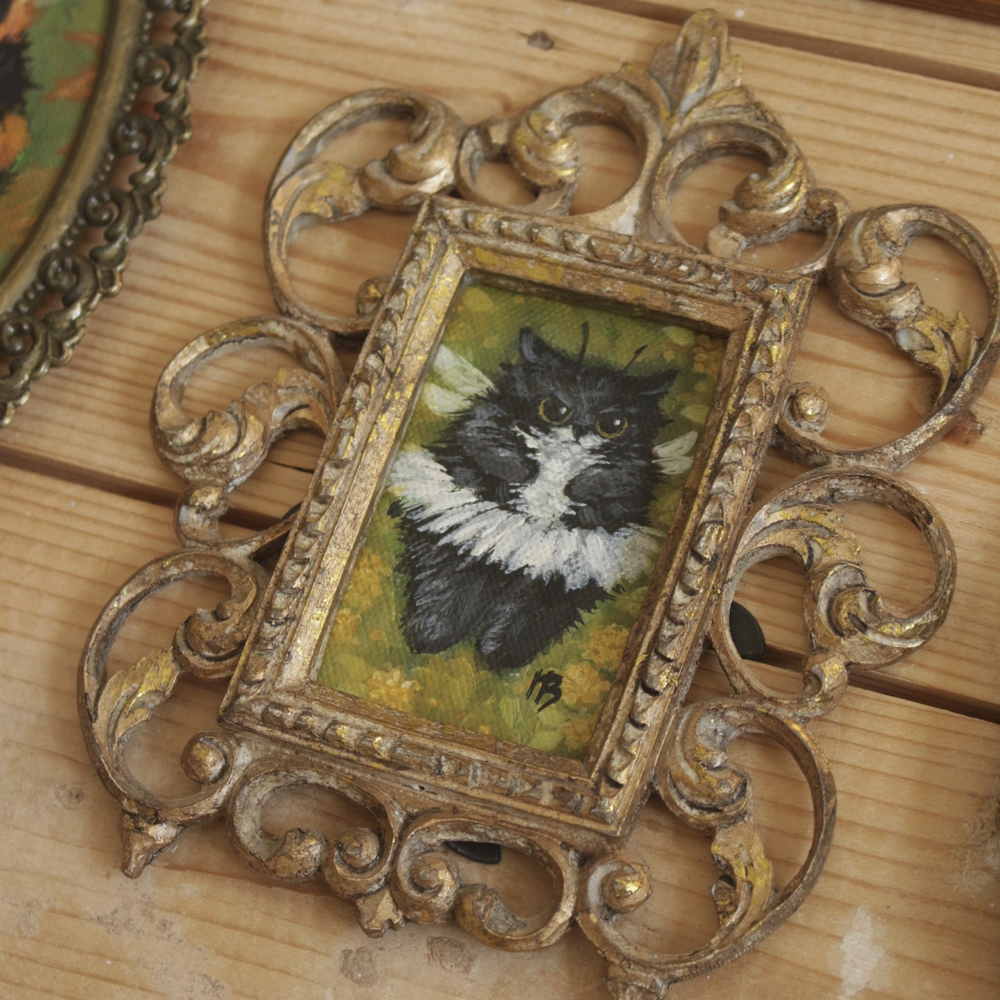 Original painting - grompy baby