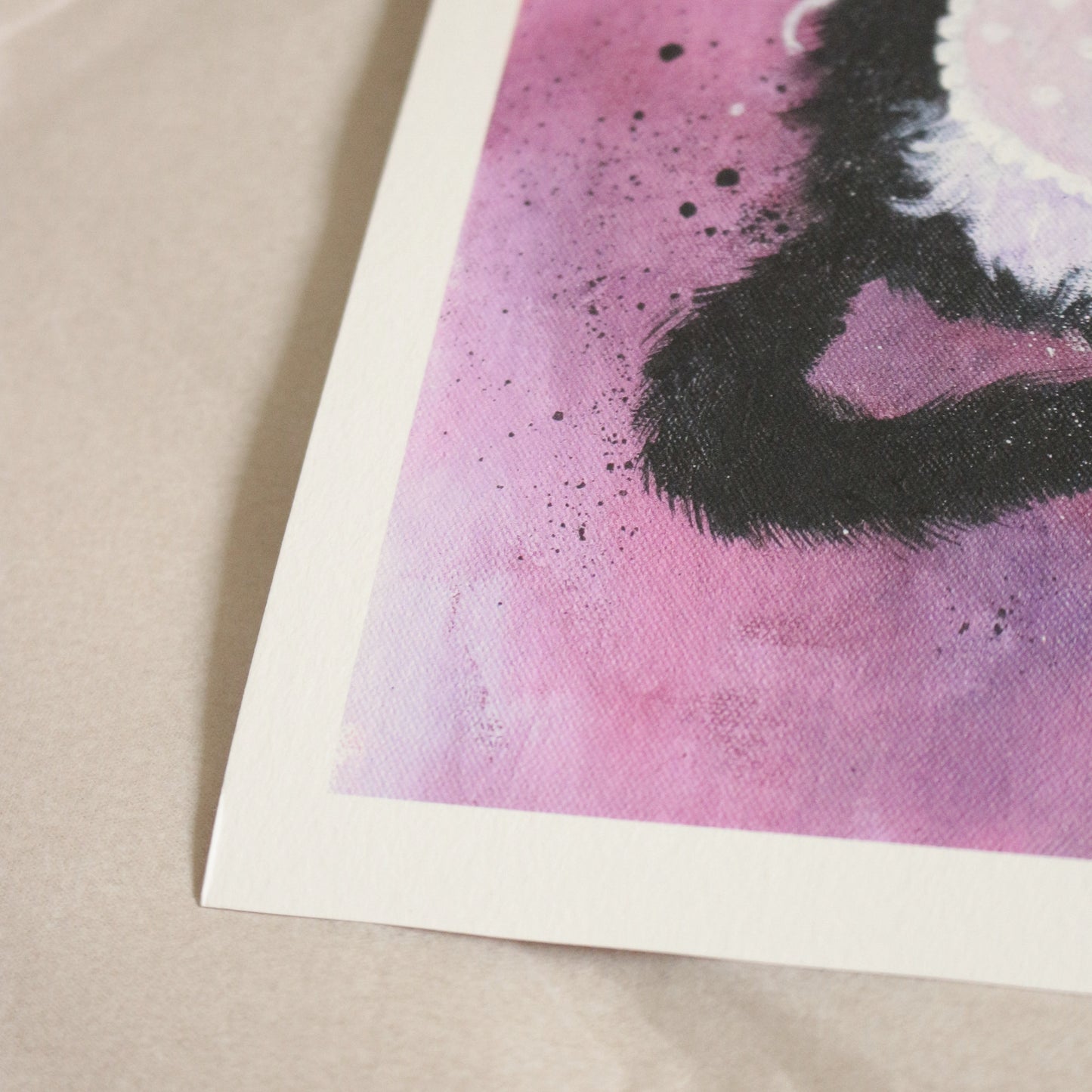 Giclee print - grompy kitchen baby ( 8 x 10 in )