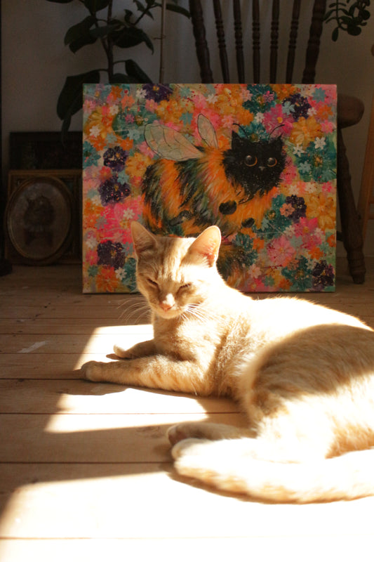 Original painting on canvas, 46x56cm