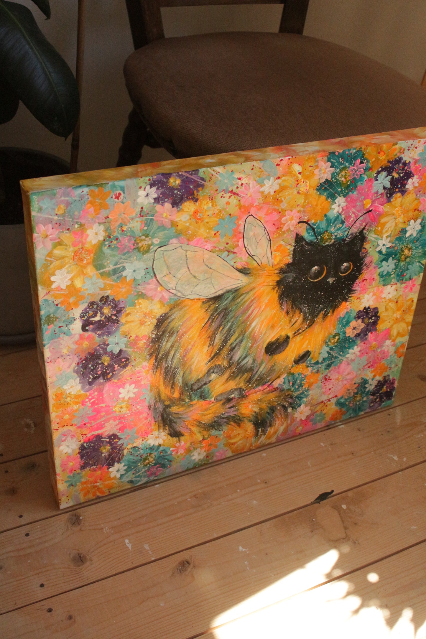 Original painting on canvas, 46x56cm