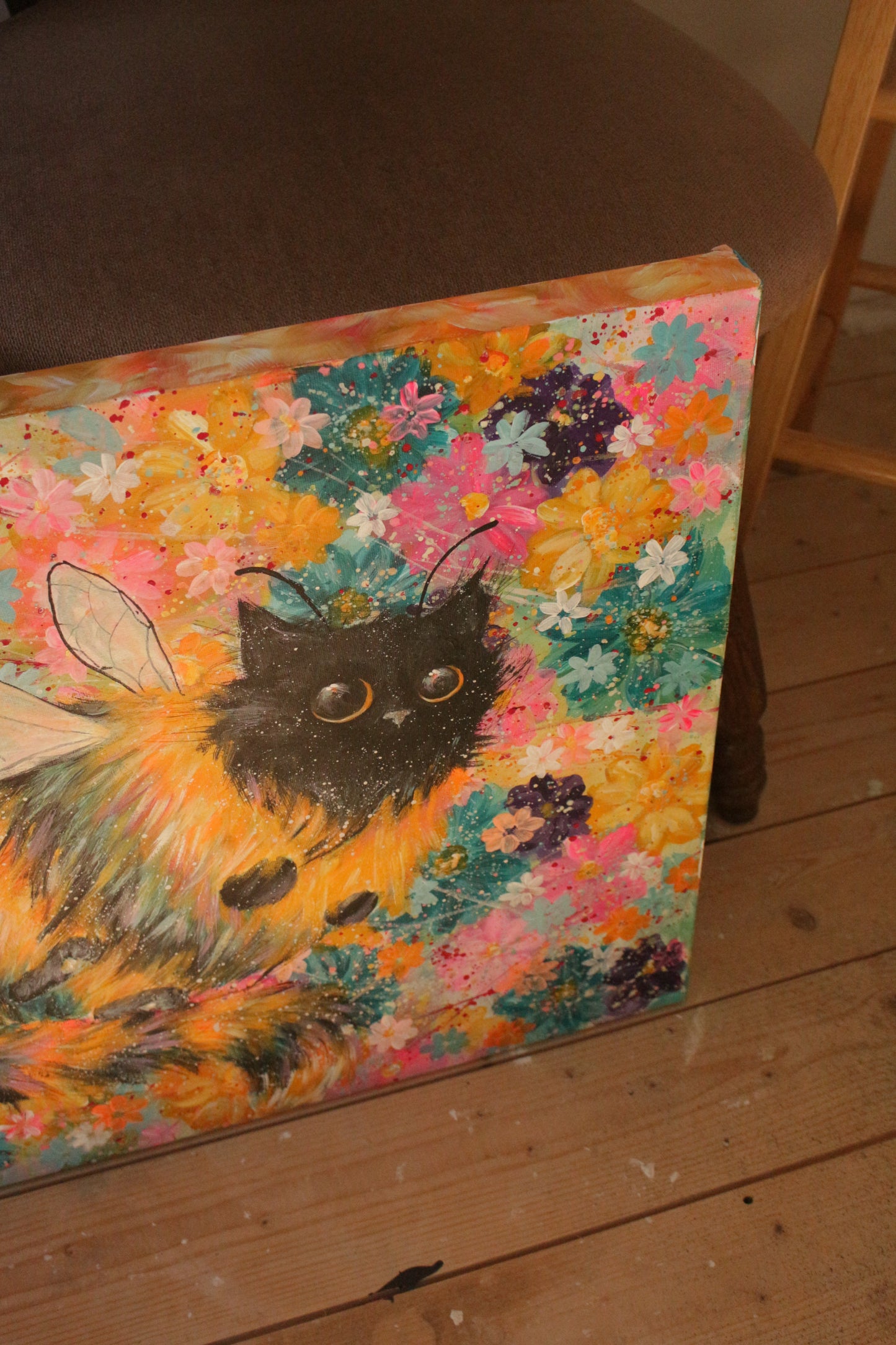 Original painting on canvas, 46x56cm