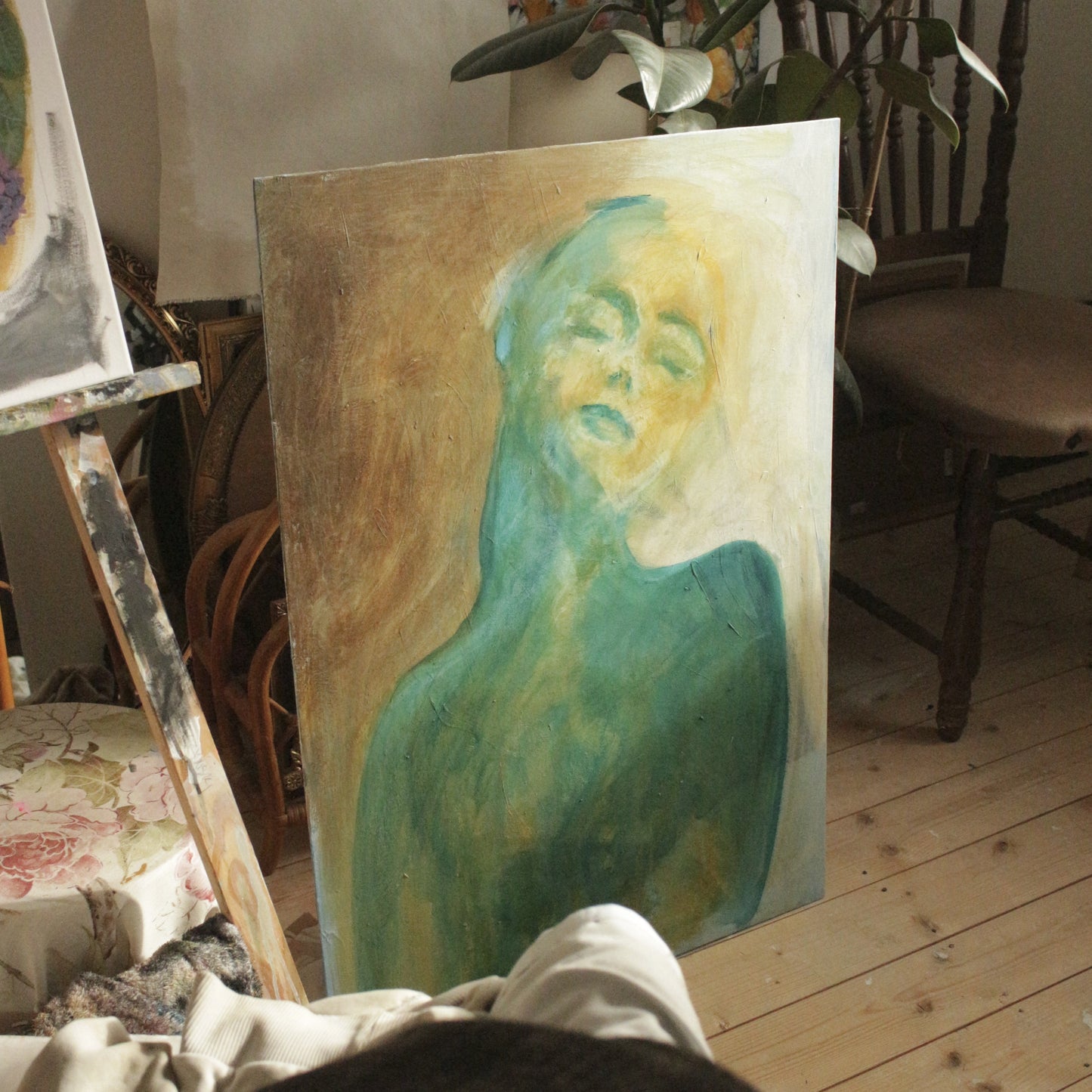 Original Painting Woman figure