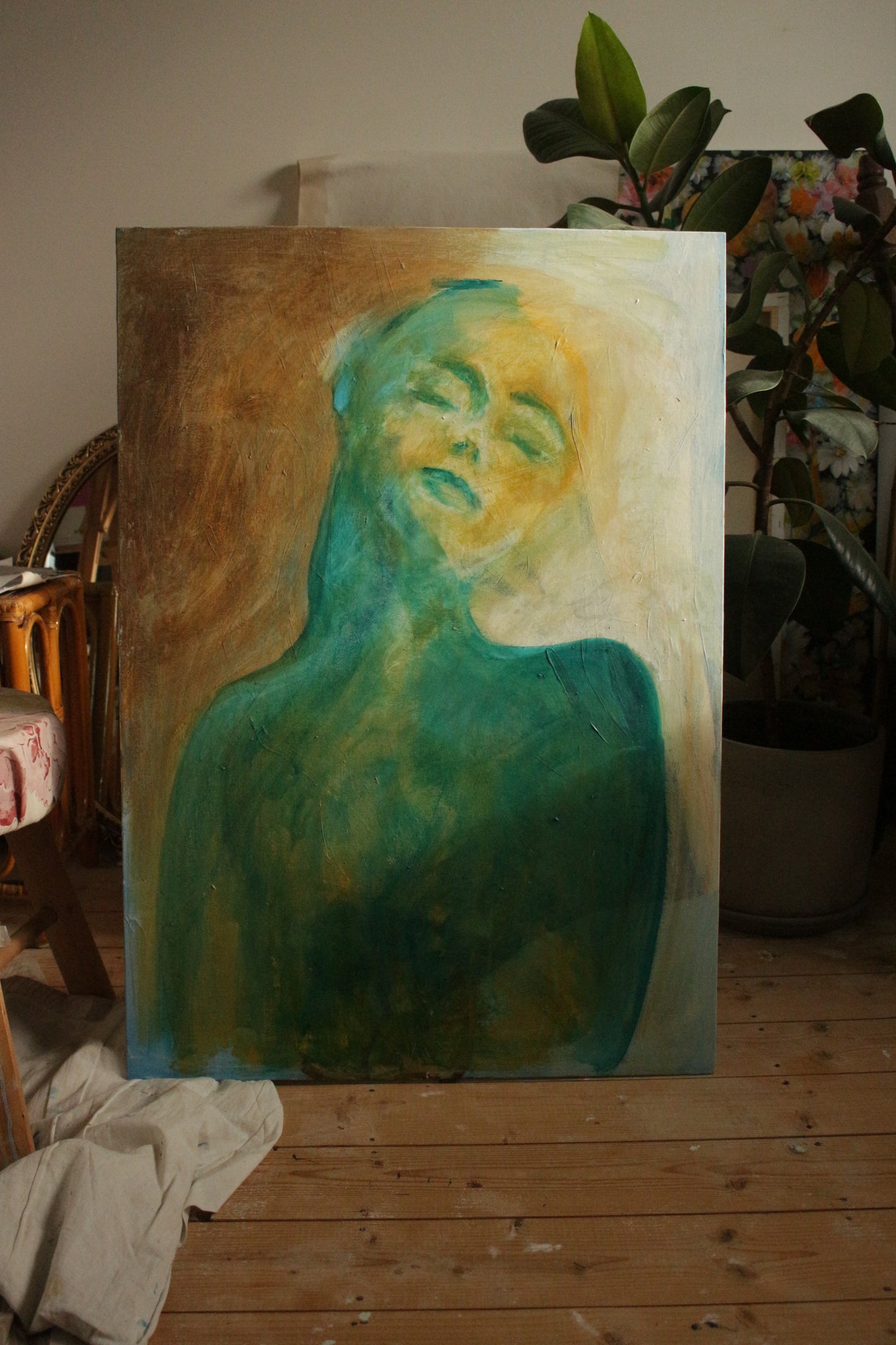 Original Painting Woman figure