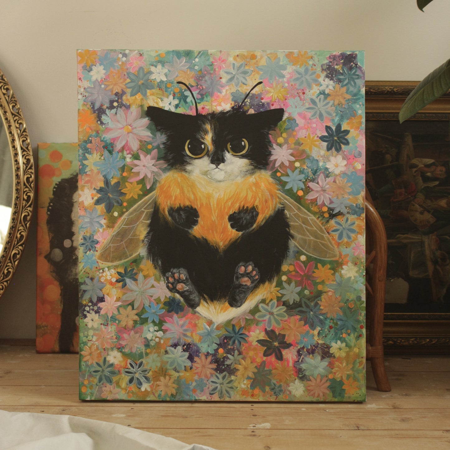 Original painting on canvas, 46x56cm