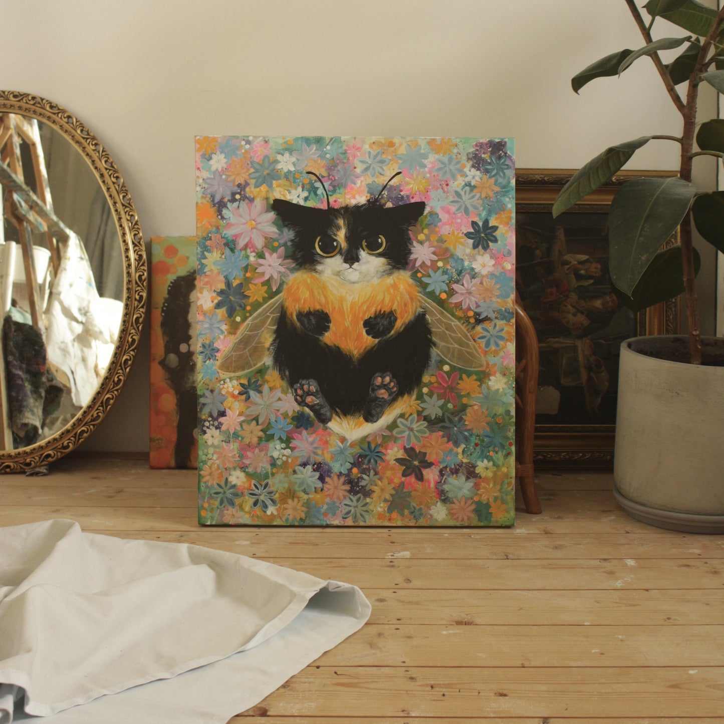 Original painting on canvas, 46x56cm