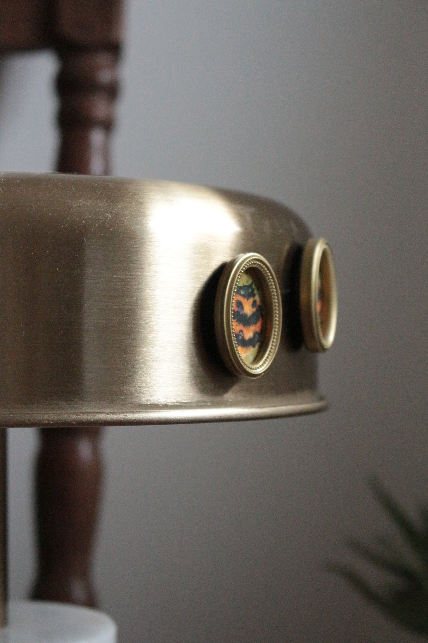 tiny print magnet 2.5 x 3.5 cm (1 x 1.5in) - hydrangea bumble cat