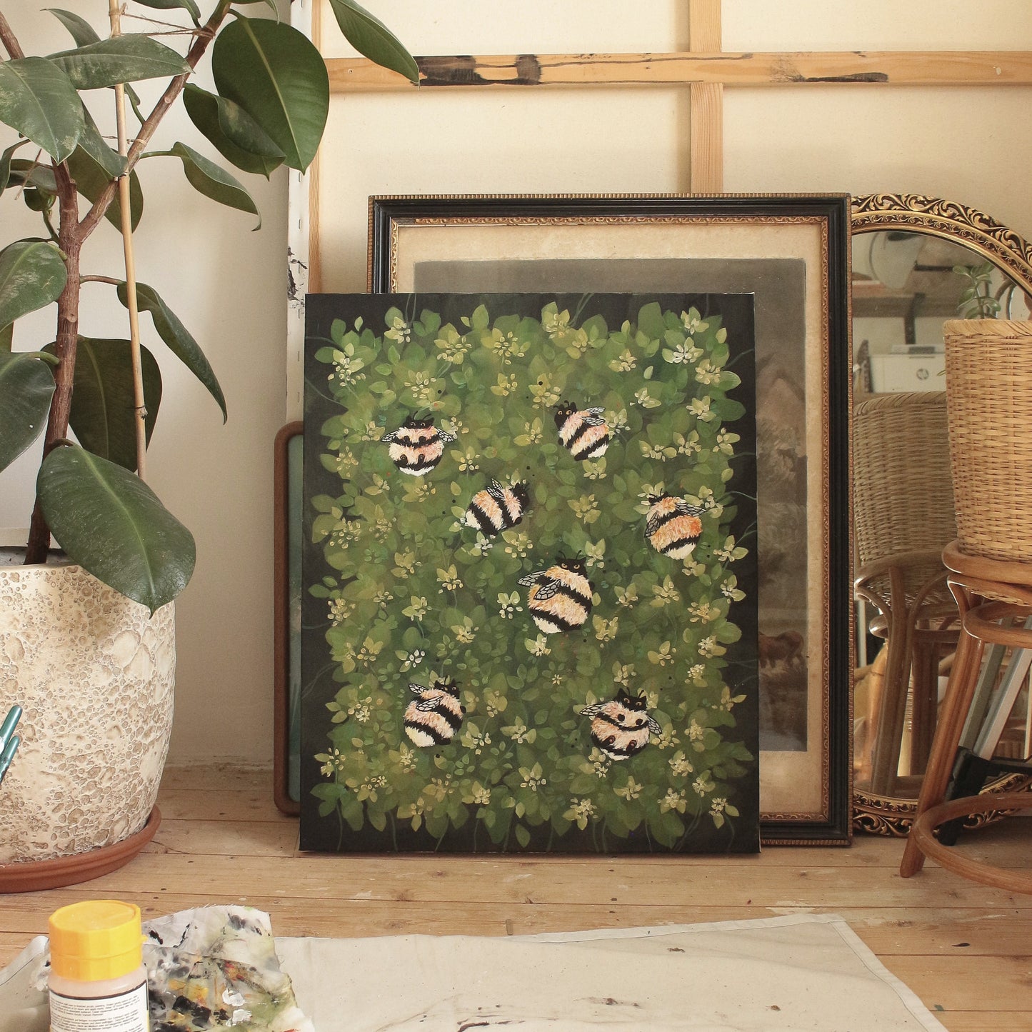 Original painting on canvas, 46x56cm